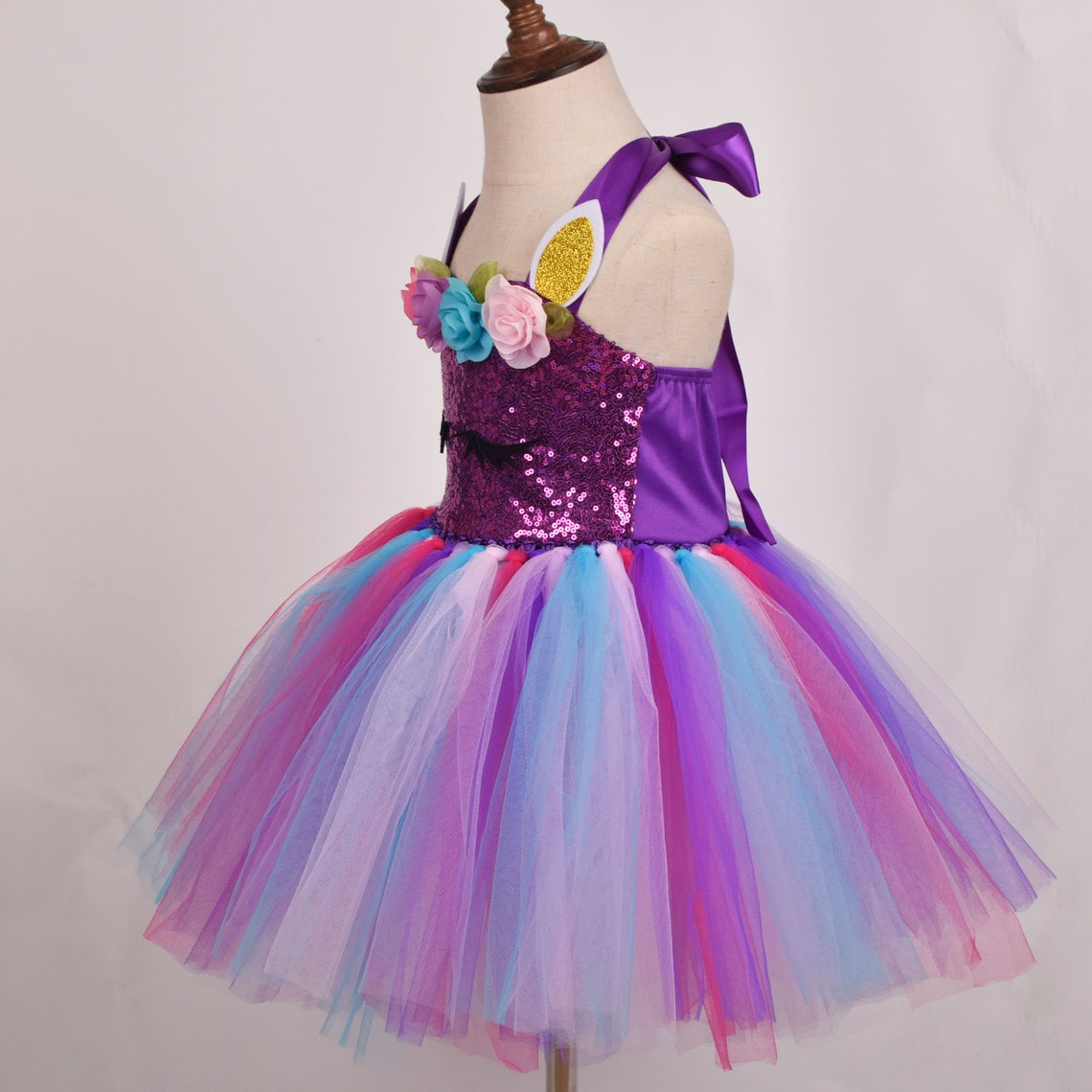 Purple Unicorn Tutu DressRainbow Unicorn Birthday Etsy