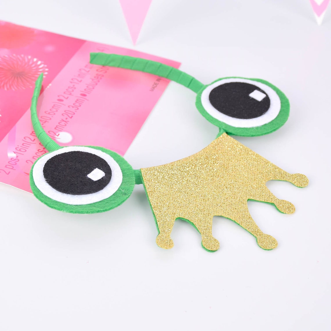 Frog Princess Headband Frog Eyes Costume Headbandfrog Etsy
