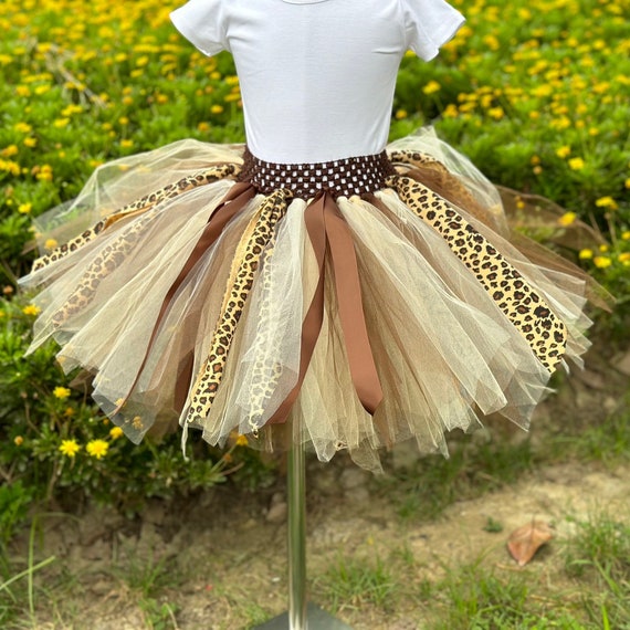 Girl Wild World Tutu Skirt toddler Party Tutu Costume leopard