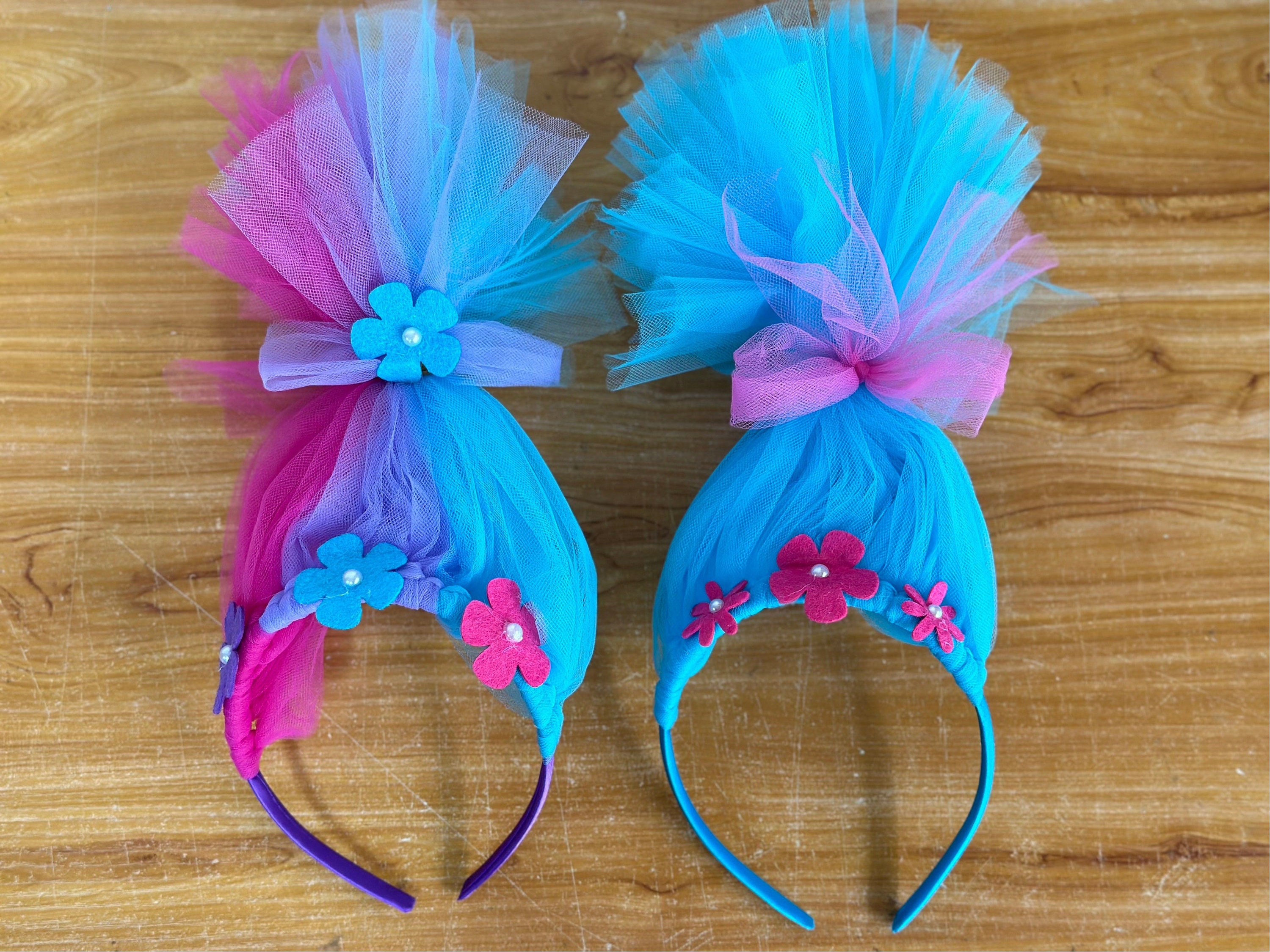 Cotton Candy Troll Hair Headband DIY - The Hair Bow Company - Boutique  Clothes & Bows