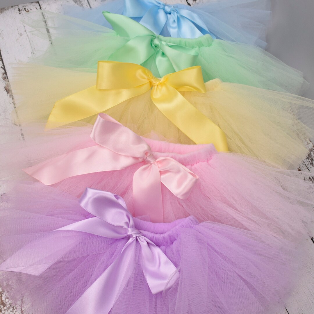 Pastel Color Baby Tutu,baby Girl Fluffy Tutu Skirt,newborn Photo Props