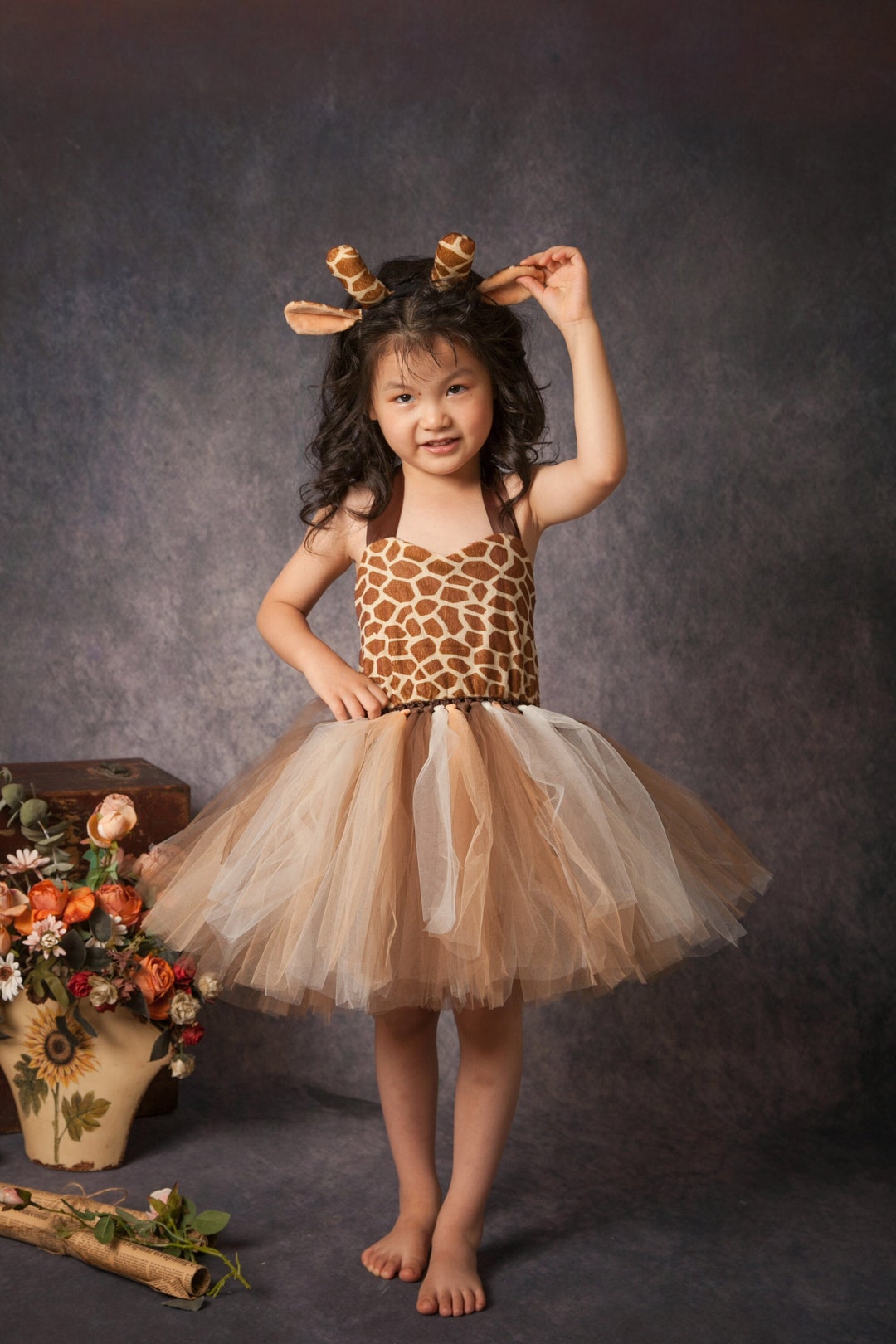 Leopard top tutu dress