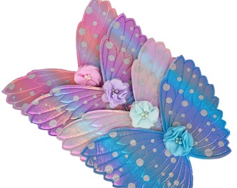 Little Girl Fairy Wings,Kids Butterfly,Angel, Unicorn Wings,Glitter Fairy Costume,Birthday Gift for Girls
