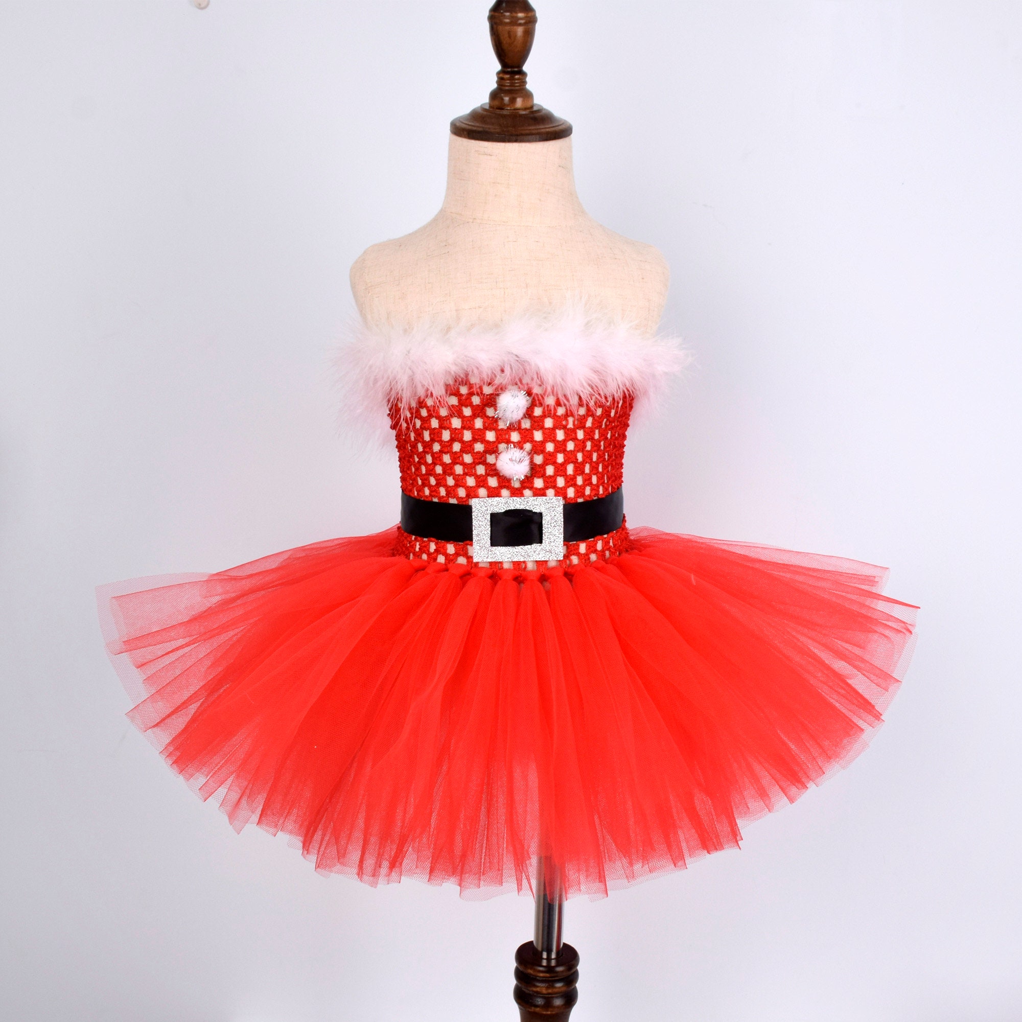 Girls Christmas Tutu Costumekids Christmas Party Tutu Etsy