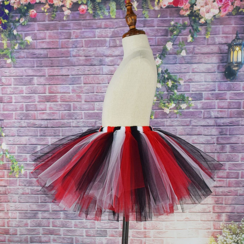 red and white tutu skirt