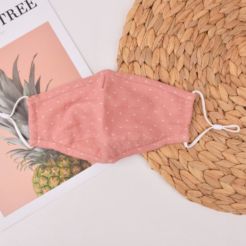 100% Cotton Face MaskFabric MaskWashable MaskReusable Adult Mauve