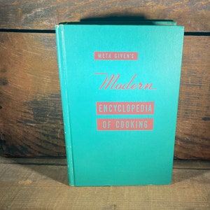 Modern Encyclopedia of Cooking  Volume 2 Fo-Z  * Meta Given&#39;s * 1959 *  Vintage CookBook * FREE SHIPPING