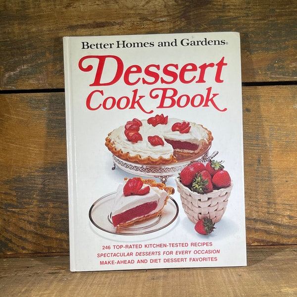 Better Homes and Gardens Dessert Cook Book - 1973 - Vintage Cookbook - FREE Shipping