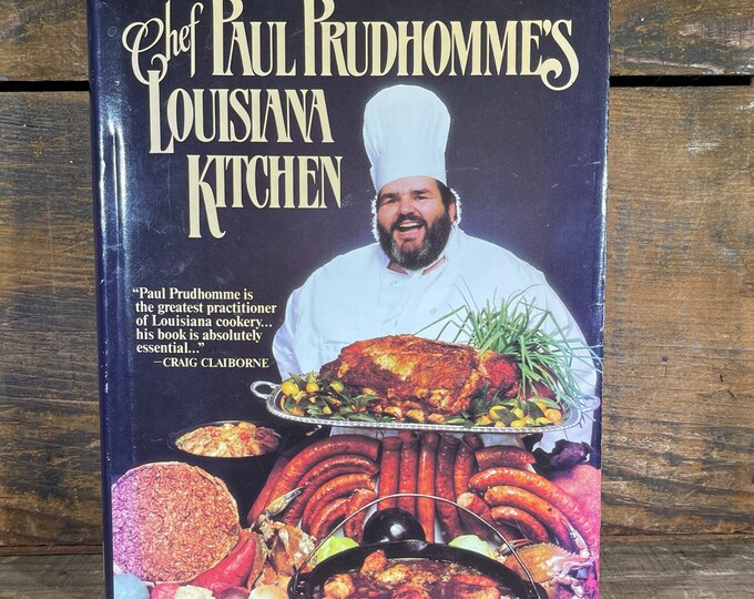 Chef Paul Prudhomme's Louisiana Kitchen 1984 Vintage Cookbook Free