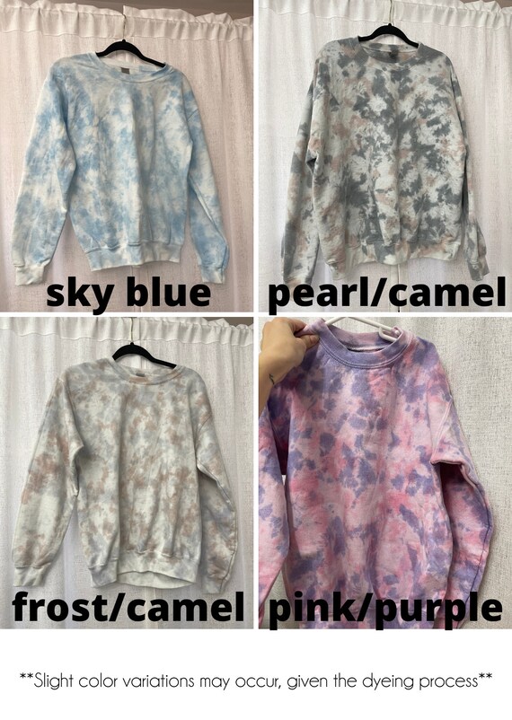 ORIGINAL Custom Wife Embroidered tie dye sweatshirt Wife sweatshirt Wife tie dye sweatshirt Wife loungewear Custom Wife Sweatshirt