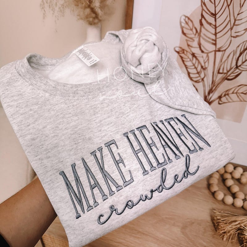 Make Heaven Crowded Puff Sweatshirt BLUE (S-2Xl) main image 0