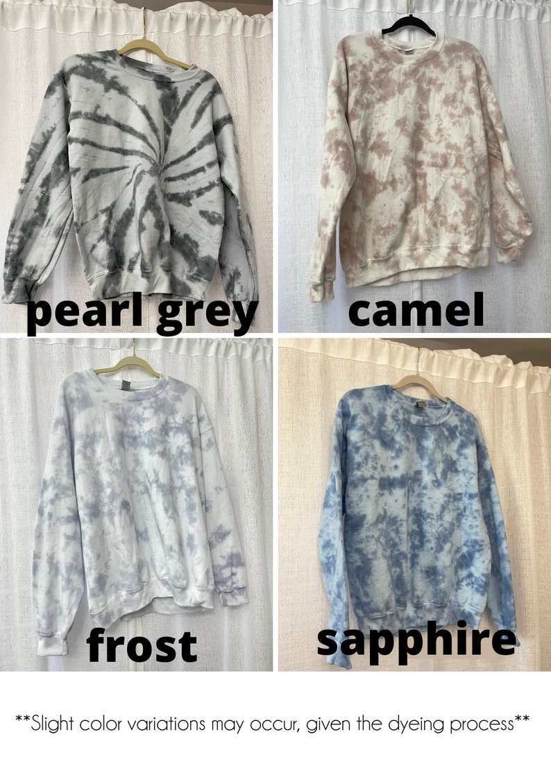 Custom Mama Embroidered Tie Dye Sweatshirt Custom Mama Sweatshirt Tie Dye Custom Mama Sweatshirt afbeelding 7