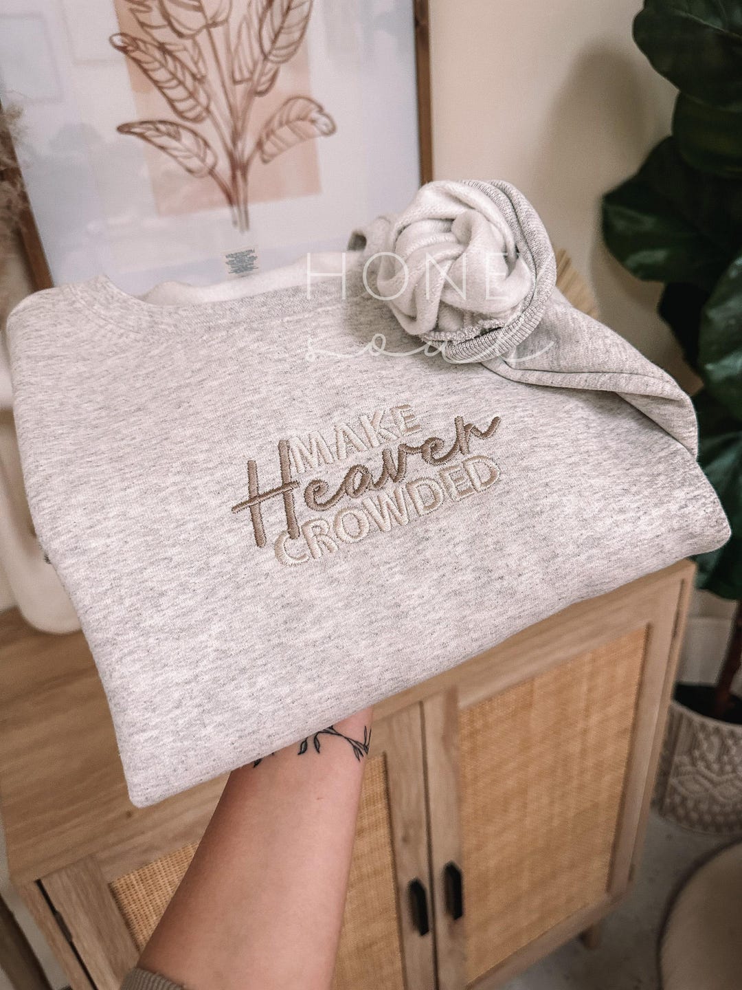 Make Heaven Crowded Embroidered Crewneck main image 0