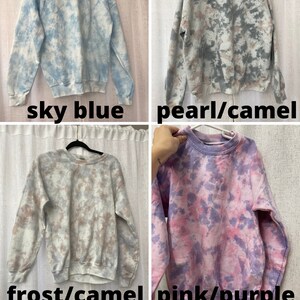 Custom Mama Embroidered Tie Dye Sweatshirt Custom Mama Sweatshirt Tie Dye Custom Mama Sweatshirt afbeelding 9