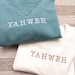 YAHWEH Embroidered Sweatshirt || Embroidered Christian Sweatshirt || Christian Apparel || YAHWEH Sweatshirt 