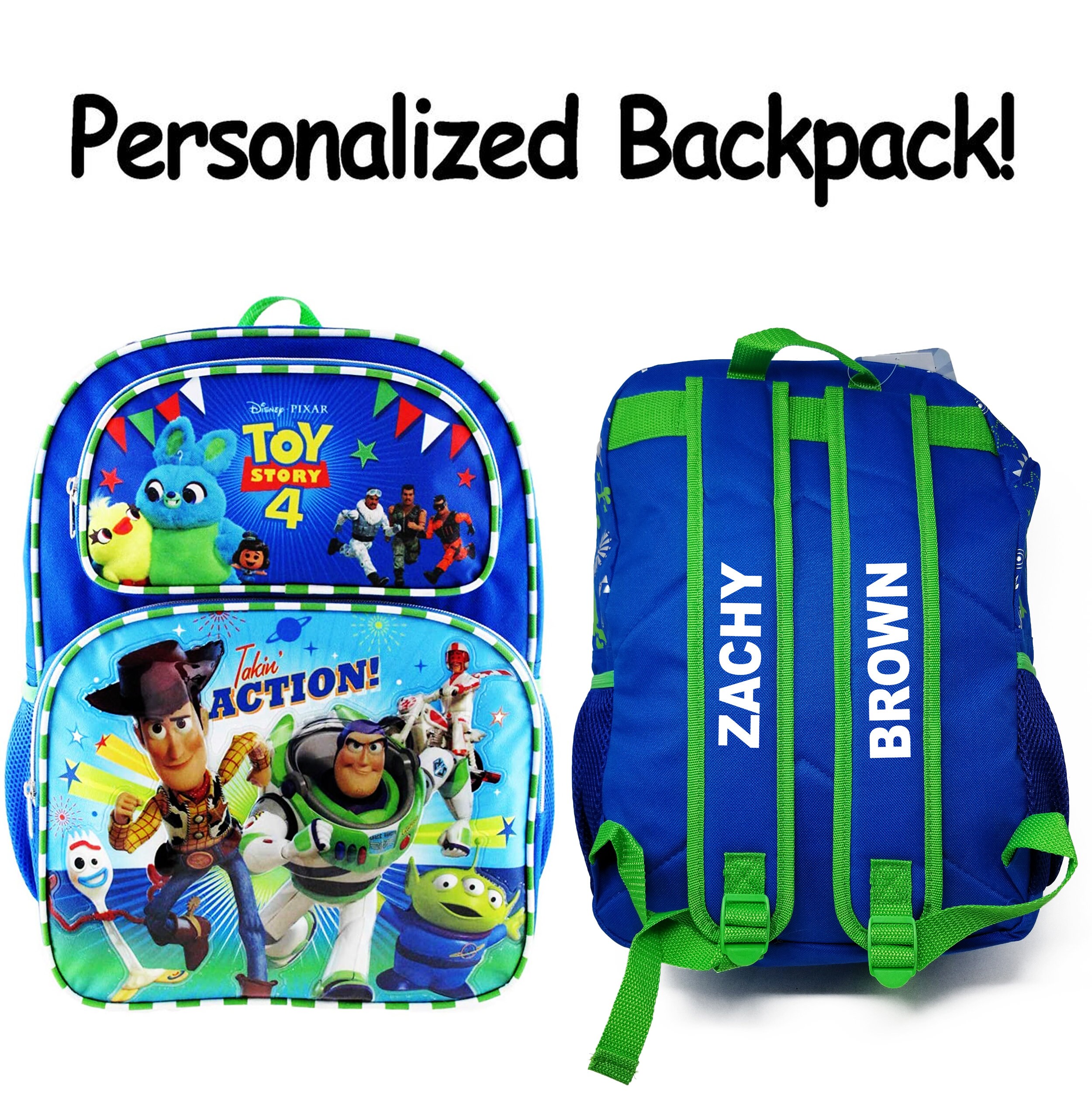 W33 Personalized Toy Story Backpack / Toy Story 4 / with your Etsy