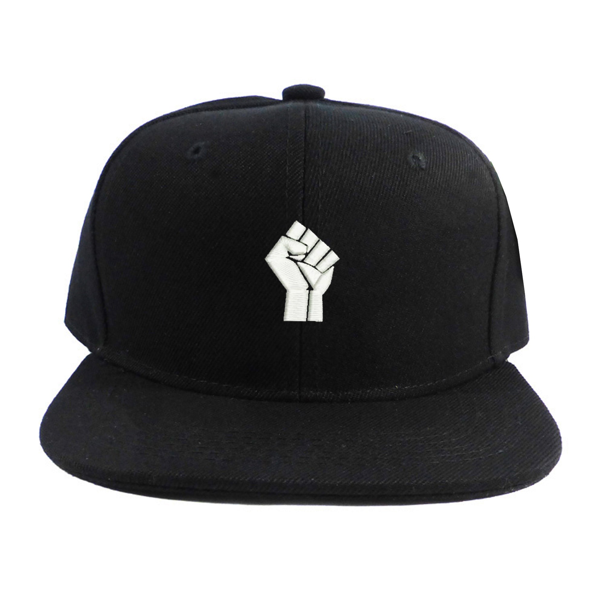 BLM Fist logo embroidered Black Snap Back Snapback Baseball | Etsy