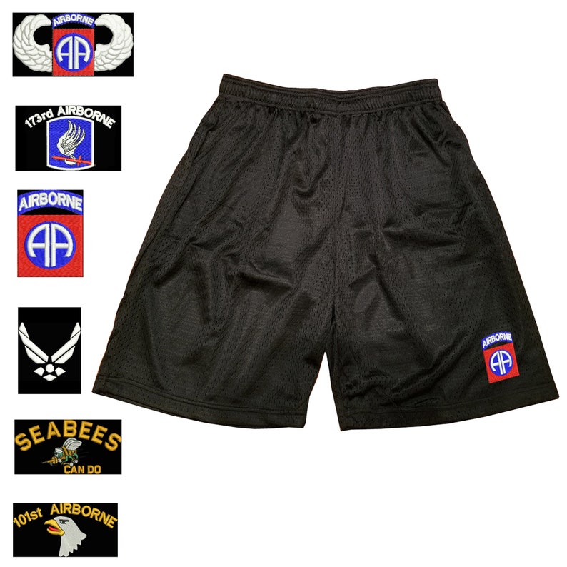 embroidered basketball shorts