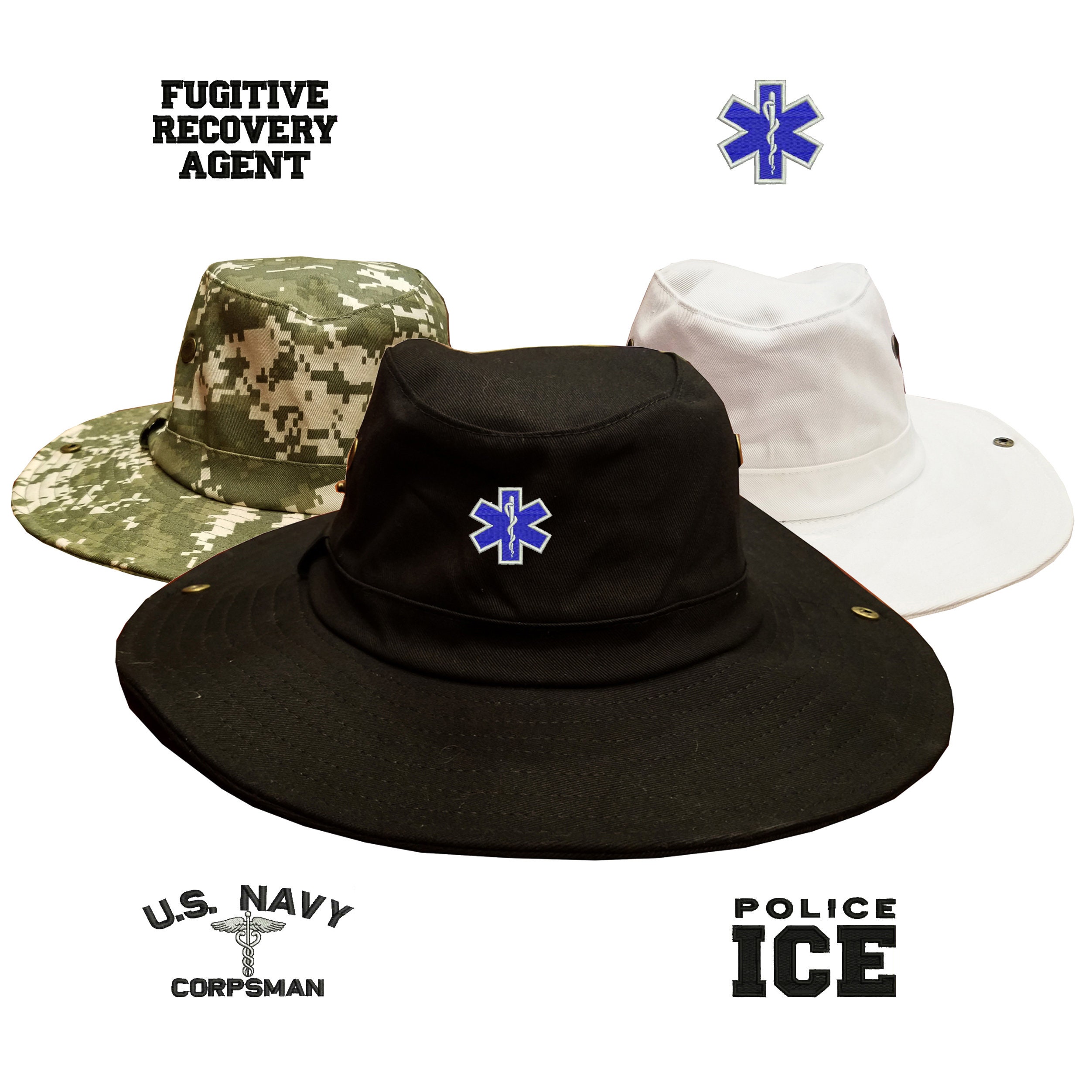 police boonie hat