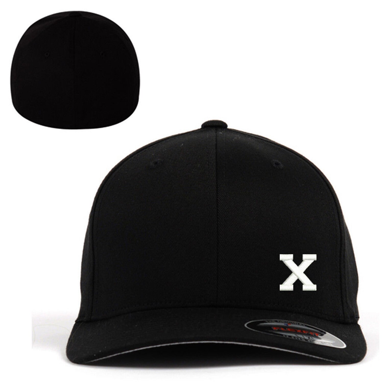 Malcolm X logo Embroidered Flexfit Baseball Cap Hat Black Flex Etsy