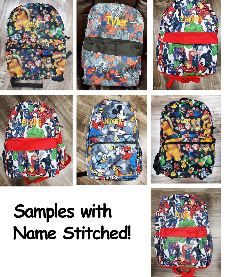 Personalized Disney Princess Snow White Backpack with your name Embroidered Stitched