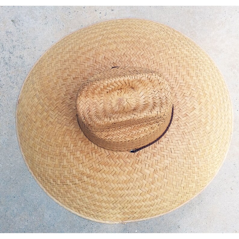 Extra Big Size Straw Hat with adjustable chin string for Etsy