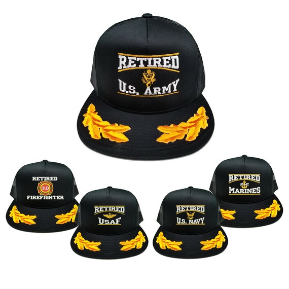 retired navy ball caps
