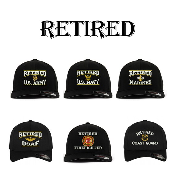 retired army baseball caps