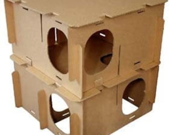 Mini Haven | Playhouse for Bunny Rabbits, Guinea Pigs, Chinchillas, and other small pets