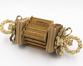 Toffee Tumbler | Healthy Chew Toy for Bunny Rabbit, Guinea Pigs, Chinchilla Chew Toy | Handmade | The Well Kept Rabbit