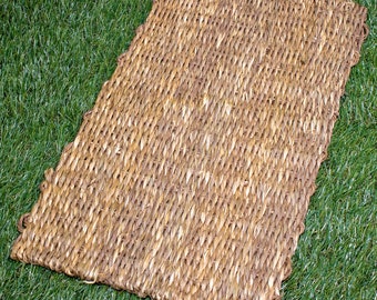 Seagrass Mat - Double Weave | Natural | Bunny Rabbit, Guinea Pig, Chinchilla, Small Pets | Nontoxic | Handmade