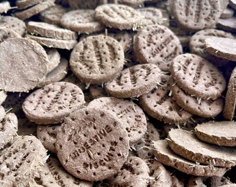 Happy Belly Digestives | high fiber | Organic Healthy Treat for Rabbits, Guinea Pigs