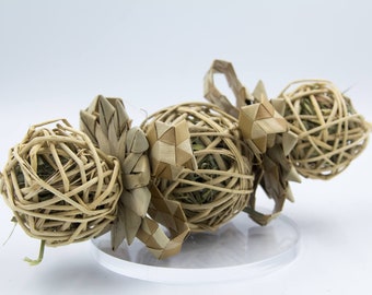 Hay Mania | Healthy Chew Toy for Bunny Rabbit, Guinea Pigs, Chinchilla Chew Toy | Handmade | The Well Kept Rabbit