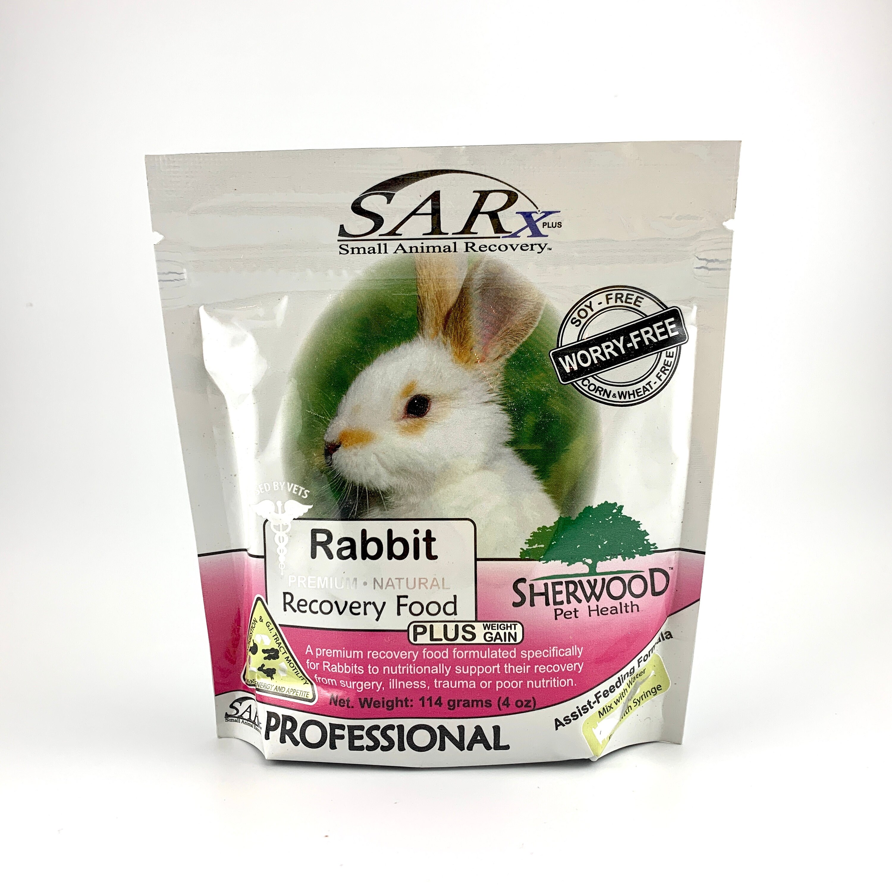 Sherwood's SARx Recovery Food PLUS weight gain for Bunny Rabbits