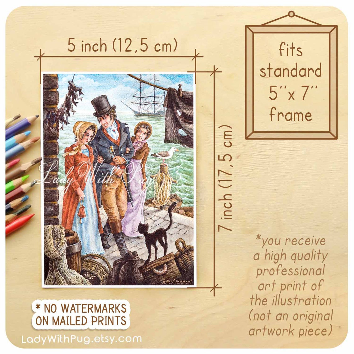 Fanny Price Henry Crawford Impresión de Arte Mansfield Park Etsy