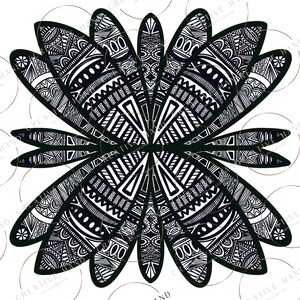 Mandala Color Sheet/Mandala/Hand Drawn Mandala