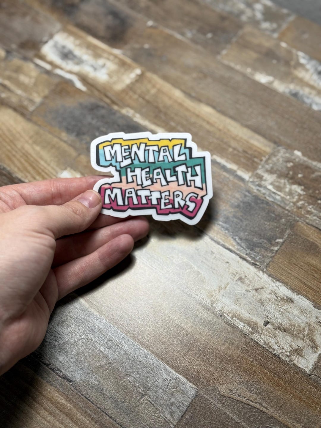 Mental Health Matters Sticker: Waterproof Positive Mindset Decal - Etsy