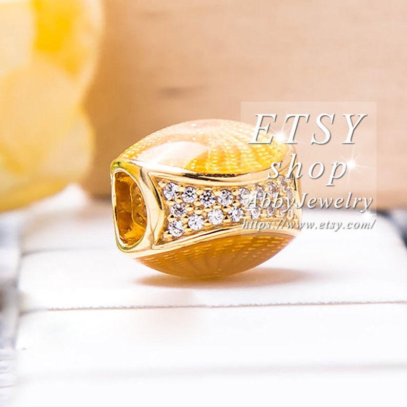 Abby Jewelry Gold Overlay S925 Sterling Silver Shine Rays Of Sunshine Charm bead Fits European DIY Bracelets Necklaces