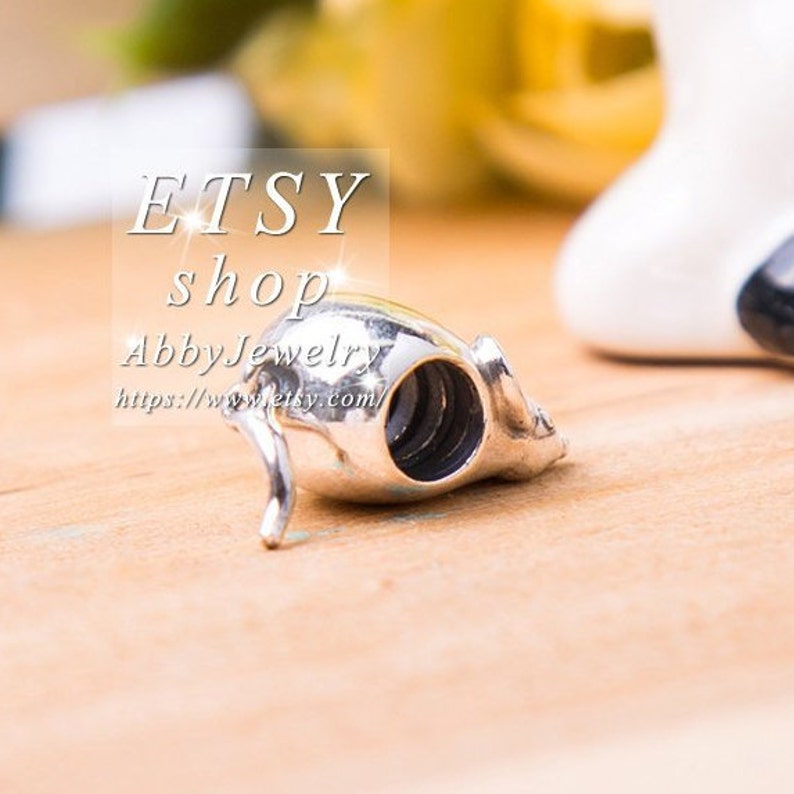 Abby Jewelry 925 Sterling Silver Cute Mouse With Pink Enamel Charm Bead Fit European Dora DIY Bracelets Necklaces