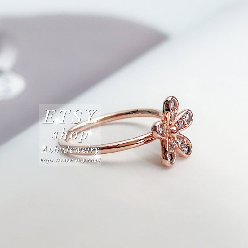 Epinki Fashion Jewellry Gold Plated Womens Wedding Ring Cubic Zirconia Geometry Rose Gold