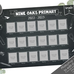 Placeholder Frame Primary Math Class Photo Template, School Digital Background (PSD File) - Etsy