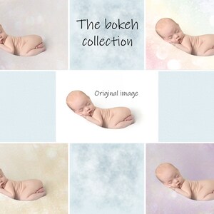 Set of 4, digital overlays, newborn digital backdrop, digital background, newborn digital overlay, bokeh digital background, bokeh overlays