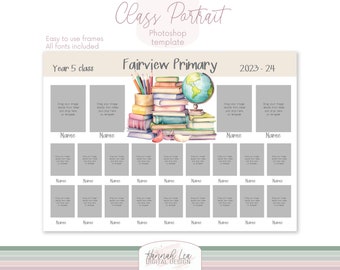 Class of 2024 School Photo Template (Photoshop)