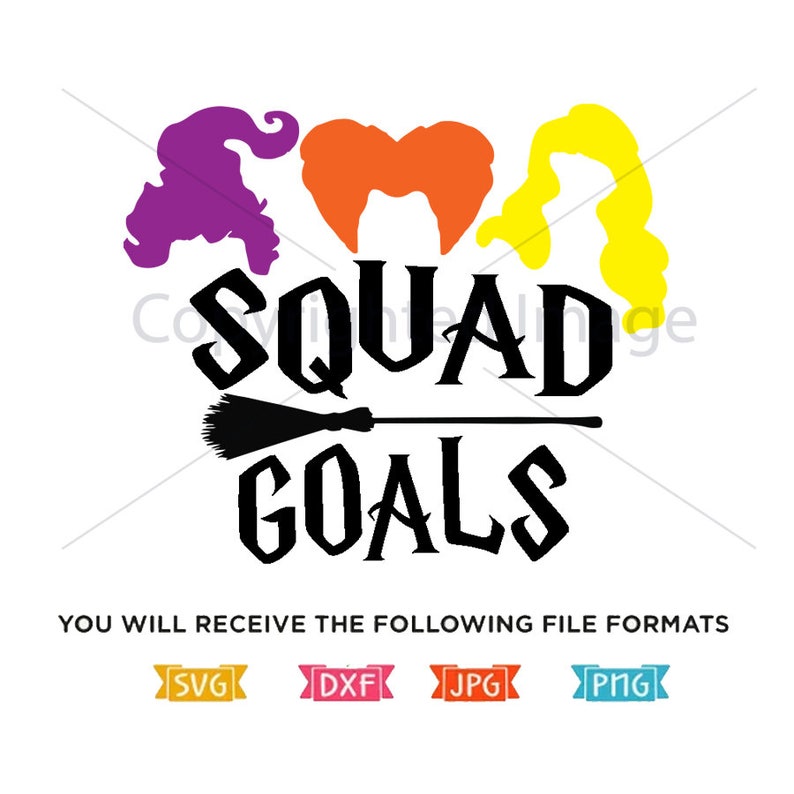 Download Hocus Pocus SVG Halloween svg Clip art Squad Goals svg | Etsy