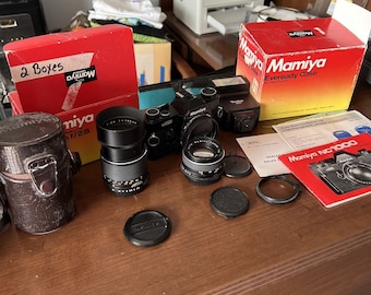Mamiya NC1000 35mm SLR Camera With Box Manual And Lens