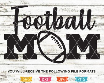 Football Mom SVG, Football SVG, High School, Football Decal, Cricut, Silhouette, Cameo, SVG Cilpart Vector