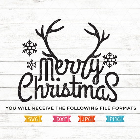 Free Free Merry Christmas Reindeer Svg SVG PNG EPS DXF File