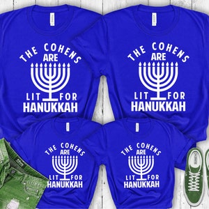 Hanukkah Shirt, Hanukkah Family Shirts, Hanukkah Family Gifts image 1