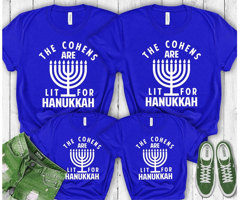 Hanukkah Shirt, Hanukkah Family Shirts, Hanukkah Family Gifts image 1