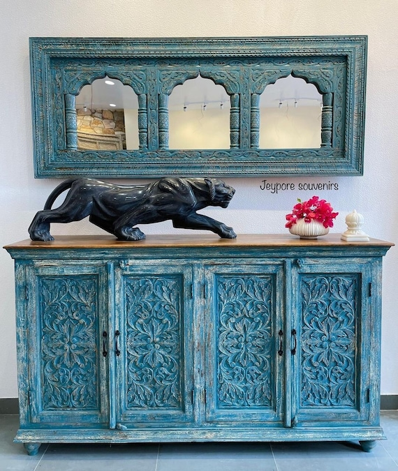 Painted Indian Console Table Painted Indian Console Table